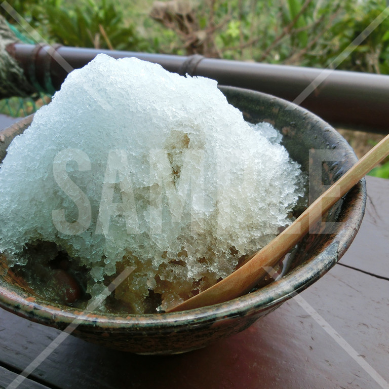 沖縄の黒糖喫茶 美味しそうなかき氷