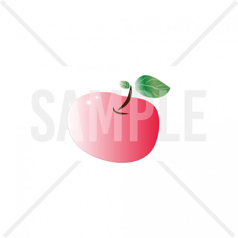 リンゴのイラスト