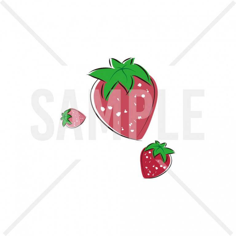 イチゴのイラスト