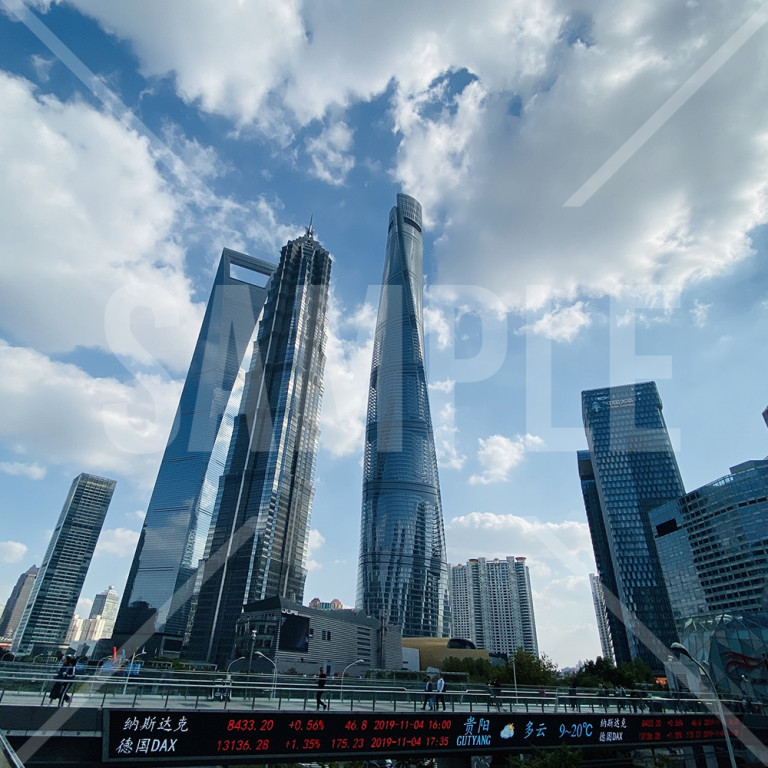 中国 上海(Shanghai)の高層ビル